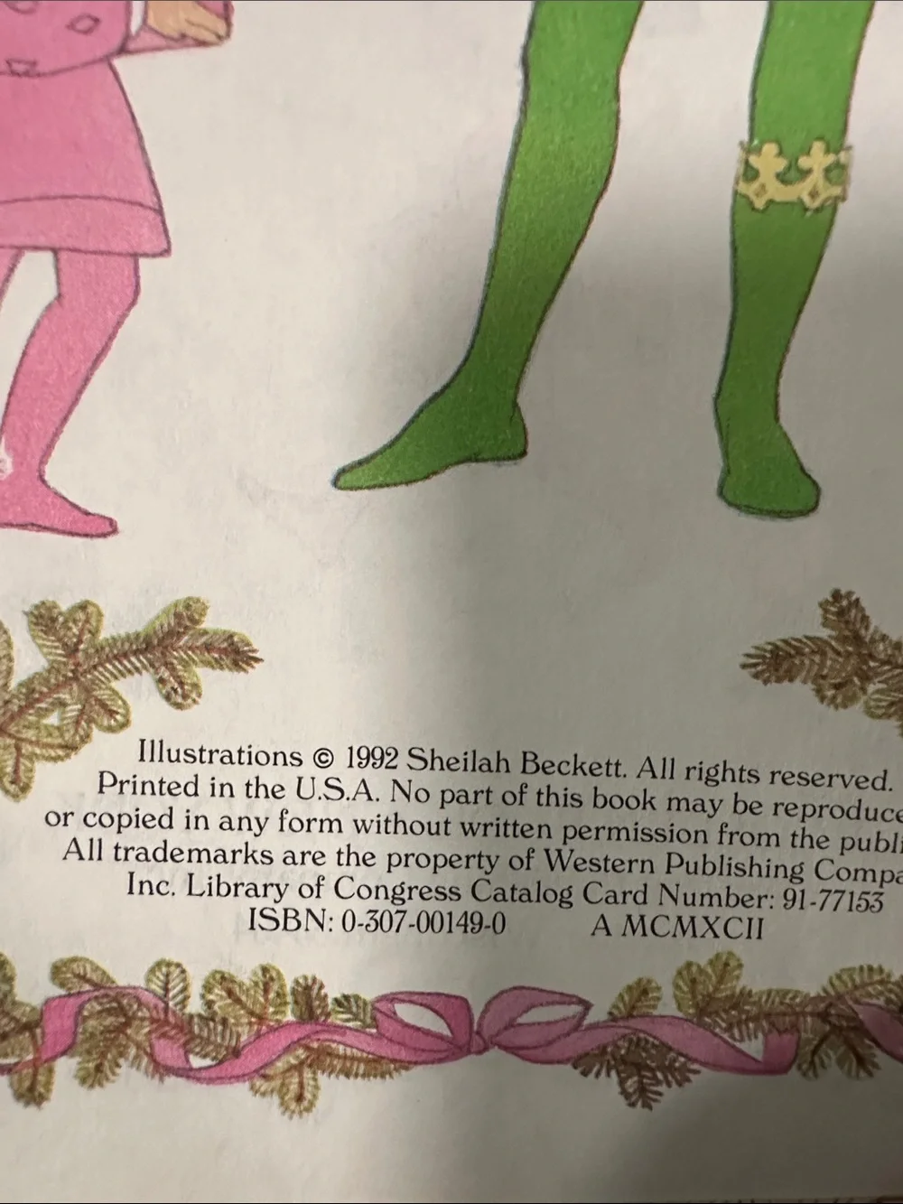 Little Golden Book The Twelve Days of Christmas - 1992